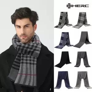 남성 남성 목도리 목두리 체크 머플러 커플 캐시미어 EXZ7+6ZPV