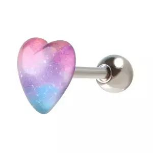 [NS홈쇼핑][미니아트] 써지컬 스틸 펑키 하트 패션 피어싱 한쪽[35843820]