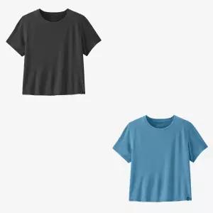 매장정품 PATAGONIA 파타고니아 [](24476R5GN)26SS 우먼즈 캐필린 쿨 트레일 크롭 셔츠 1362200