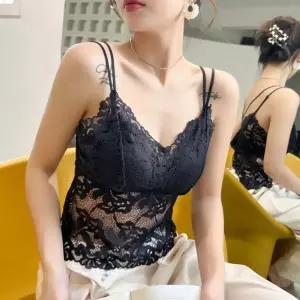 이너 끈나시 레이스 브라탑 민소매 이너 레이어드 IzK7+4LWq