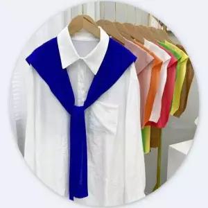 여름 어깨 숄 페이크 가디건 얇은 시스루 6컬러