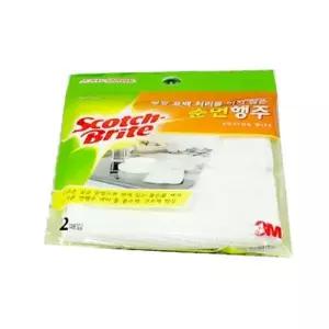 형광 표백처리를 하지 않은 순면 행주 2P