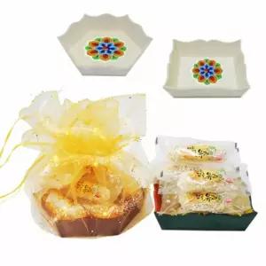 뚝딱 과반 재료 접시 육각 교구 10인용 사각 유과세트 만들기