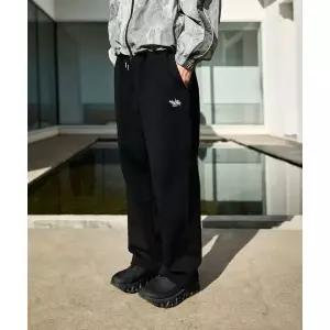 FLUKE 헤비웨이트 슬램로고 스? 팬츠 블랙 FTP205-Z