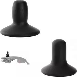 2PCS 휠체어 조이스틱 노브 커버 미끄럼 방지 땀 흡수 그립 전동 및 모빌리티 스쿠터 컨트롤러용 범용 교체