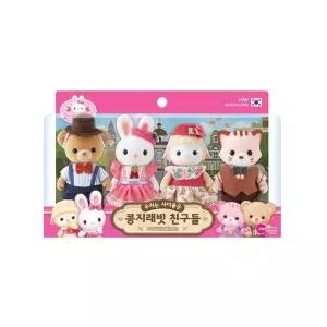 우리는사이좋은 콩지래빗친구들 인형 완구 여자소꿉장난감