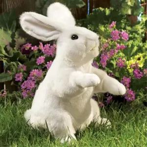 손으로 움직이는 토끼 손인형 38cm 학습교구 놀이완구 역할극 동물