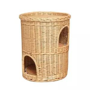 등나무 고양이집 라탄 바구니 하우스 숨숨집 쉼터 캣하우스 방석 텐트형 펫하우스