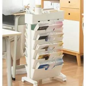 북카트 도서관 트 이동식 북트 책꽂이 수납장 책상