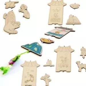 민화색칠하기 민화그리기 전통소품 장식 민화 만들기 잉어 장식