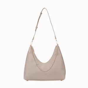 캘빈클라인 진 [CK ACC] 여성 하드웨어 엠블럼 페블 호보 백 4F3495G VFU - 아이보리 107148