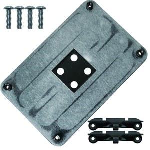 SJZBIN AM4 히트싱크 브래킷 내구성 마더보드 백플레이트 시트 X370 플레이트 B350 X570용 X470 AMD A320 냉각 장착 B450