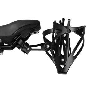 벨로챔피언 더블 물병 케이지 마운트 홀더 사이클 트라이애슬론 또는 타임 트라이얼 자전거용 알로이 블랙