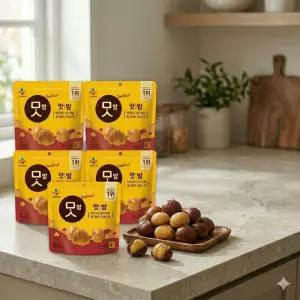 씨제이 맛밤 원물 스낵 대용량 번들 구성 저칼로리 온가족 건강 간식 세트 60g 20개