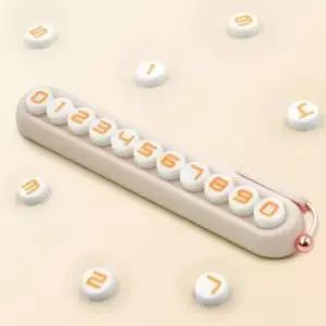 [CAR] 주차알림판 밀크티 주차번호판 자동차 레트로