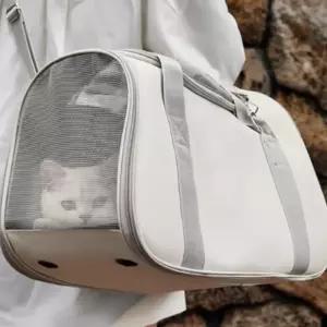 패브릭 강아지 이동가방 고양이 캐리어 이동장 가방