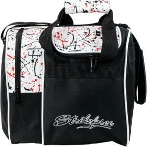 KR 스트라이크포스 룩 싱글 볼링 볼백 토트 스타일 - 신발 수납공간이 있는 1개 사이즈 11까지 제공