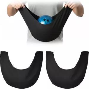 볼링 볼 폴리셔 백 3팩 청소 및 광택용 극세사 시소 홀더 캐리어 남녀 필수 액세서리 세탁 가능