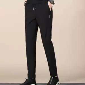 맨도매 남성 얇은 소재 편안한 착용감 일자 트레이닝 바지