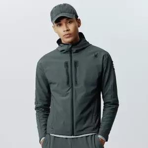 스파이더 공용 유로스포츠 셋업 후드 집업 SPIWCNFT221UCGR [백화점 매장판]