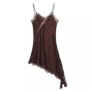 픽토 여성 원피스 여름 브이넥 나시 언발 레이스 젠2