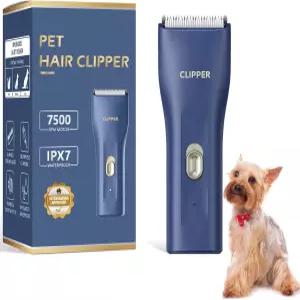 개 그루밍을 위한 타위주 애완동물 털깎이 매트한 저소음 고양이 방수 무선 면도기