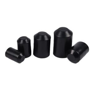 10개입  수축형 엔드 캡 열수축 블랙 케이블 씰링 보호용 전기 장비