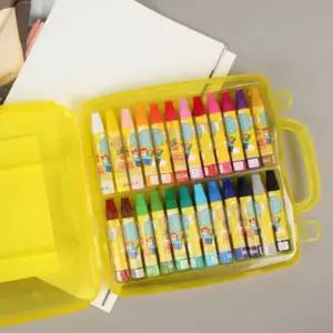 부드러운크레용 색칠공부 24색 유아크레파스 크레파스