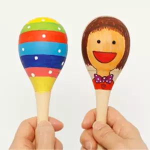 색칠하는 원목 마라카스 악기만들기2P 노인 집콕 초등학생 환자