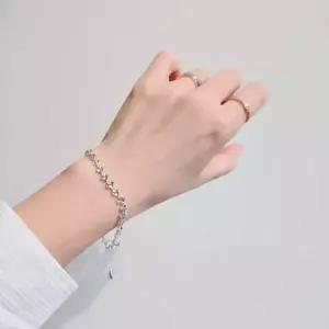 [셀러에이드]실버925 국내제작 컷팅 꽃 팬던트 심플 은팔찌 유니크 데일리