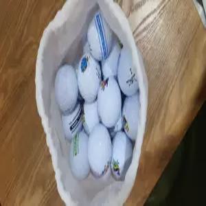 중고 세인트나인 A급 화이트 컬러 로스트볼 50개