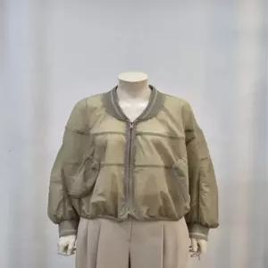 쉬즈미스 시스루 블루종 노카라 숏 여름 점퍼 222040