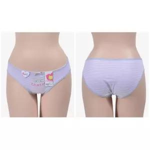 고양이 캐릭터 스트라이프 주니어 여아 팬티 베이직 선물 이너 중학생