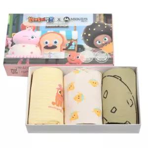 깜찍한 캐릭터 프린트 여아 드로즈 3매 세트 활동성 초등학생 여중생