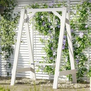 통나무 그네 전원주택 정원용 스윙 야외 철재 펜션 마당 흔들의자