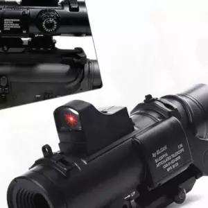 사격 정확도 향상 에어건 6배율 스코프 아카데미 파츠 건전지 포함 광학 장비