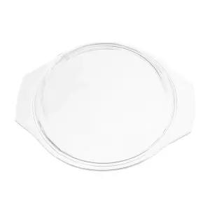 오오노나 유리 전자레인지 커버 뚜껑 7.32X6.25인치 내열 스플래터 가드 음식 찌기 및 베이킹 식기세척기