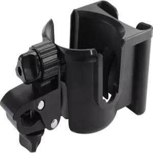 휴대폰 홀더가 있는 범용 유모차 컵 튼튼한 클립이 360 회전식 병 액세서리 자전거 휠체어 워커 스쿠터