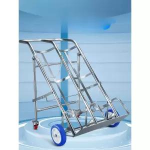 산소통 가스통 운반기 구르마 201 스틸 대차 체인