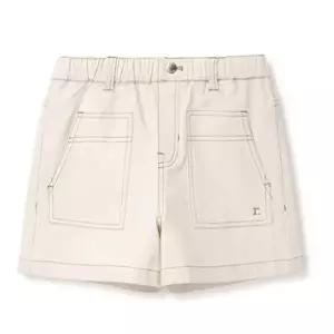 [레베끌레]레베끌레 R2622P287 여름 여아 4부 배색 스티치 바지