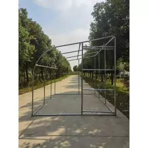 반쪽 온실 비닐하우스 옥상 농업용 프레임 텃밭 재배