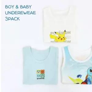 [레노마 이너웨어]포켓몬스터 남아 피카 런닝 3매 0D13M38475_HDD