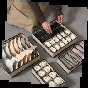 속옷보관함 정리 수납함 멀티 기능형 깔끔한 디자인 실용적인 공간 절약 편리한 사용성 여성용