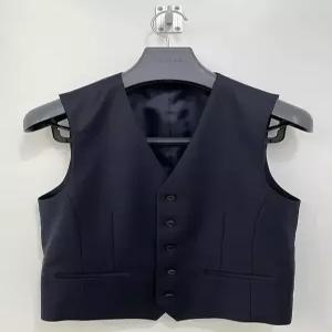 [트루젠]남자 기본핏 울 혼방 네이비 기본 정장 양복 조끼 베스트_JK