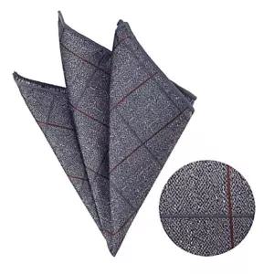 그레이 와인 라인 행커치프 DW08153D