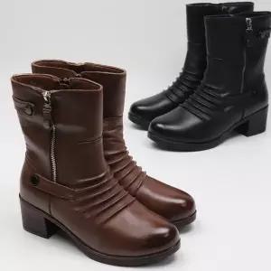 [오너클랜]인기상품 부티 미들힐 롱구두 가을 봄신발 발목 미들부츠 힐 [WFKV9QF_260414]