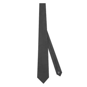 [매장정품] 닥스 DAKS SHIRT [아울렛] 실크혼방 슬림 솔리드 넥타이 그레이_DKF1ACF1276G1