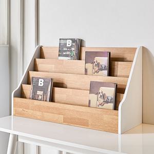잡지꽂이3단,4단 전면책꽂이,수납정리장 주문 진열, 3단책장 공간정리단