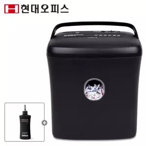 [현대오피스] 소형 문서세단기 PK-650CD +오일 최대 10매 파지함 21L 서류파쇄기 종이세절기