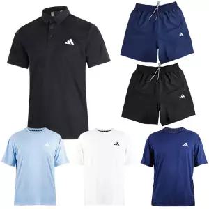 아디다스 FAB 폴로 외 스포츠반팔티 반바지 트레이닝 러닝